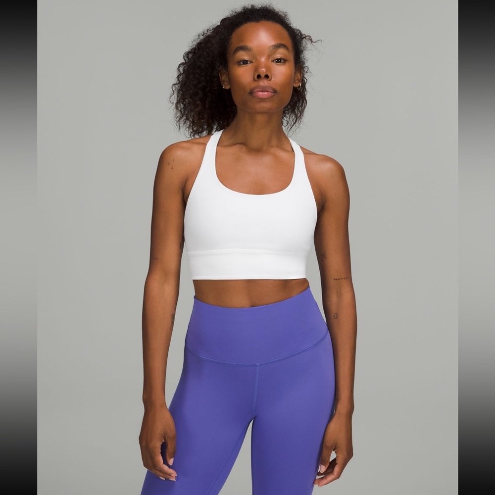 lululemon athletica White Racerback Sports Bra